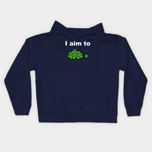 I Aim To Peas Kids Hoodie